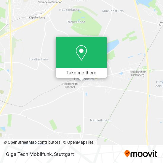 Giga Tech Mobilfunk map