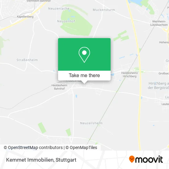 Карта Kemmet Immobilien