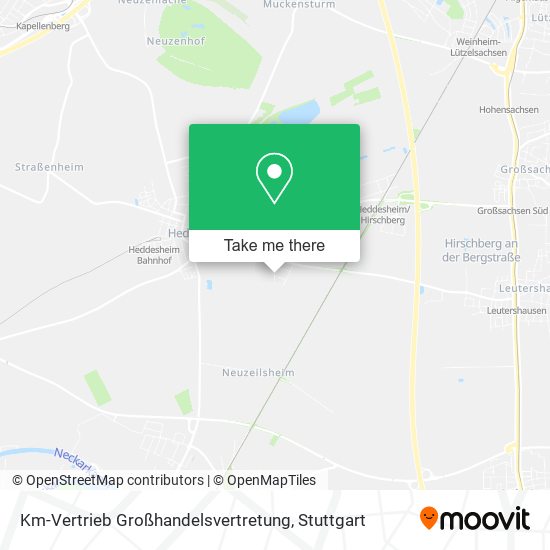 Km-Vertrieb Großhandelsvertretung map