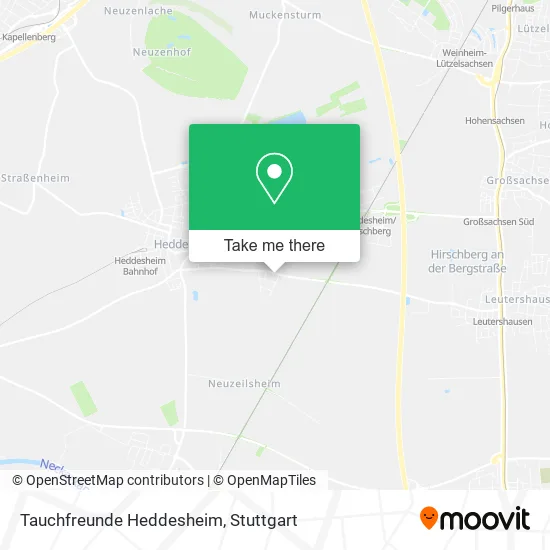 Карта Tauchfreunde Heddesheim