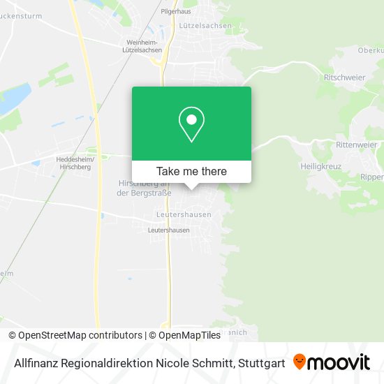 Allfinanz Regionaldirektion Nicole Schmitt map