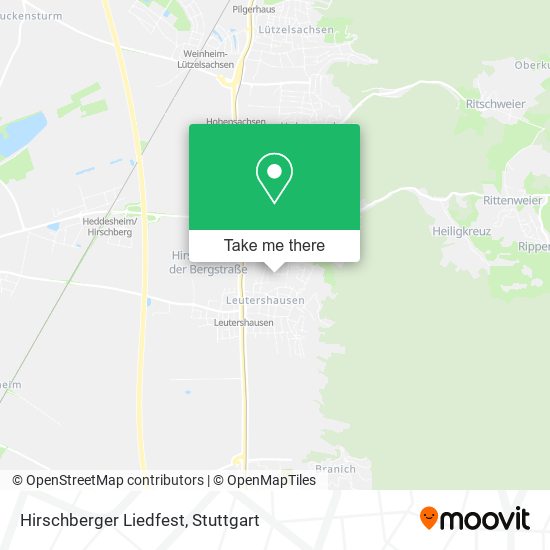 Hirschberger Liedfest map