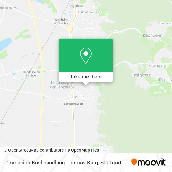 Карта Comenius-Buchhandlung Thomas Barg