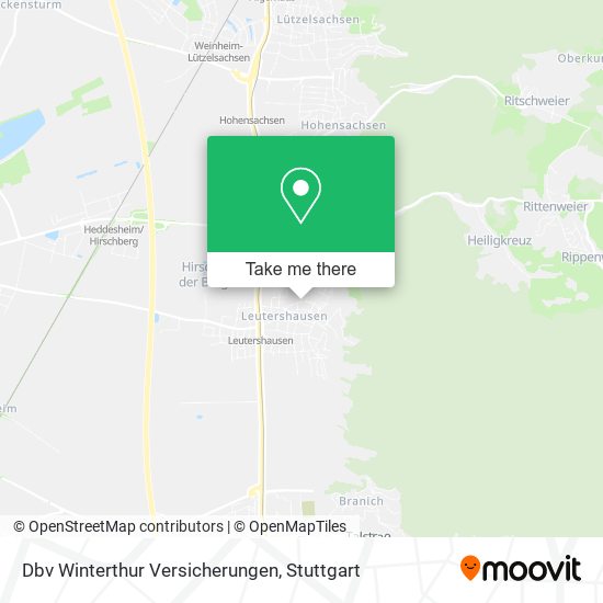 Dbv Winterthur Versicherungen map
