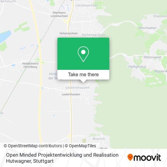 Open Minded Projektentwicklung und Realisation Hutwagner map