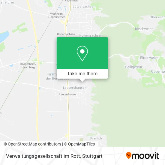 Карта Verwaltungsgesellschaft im Rott