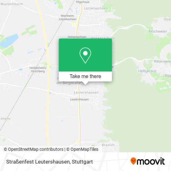 Карта Straßenfest Leutershausen