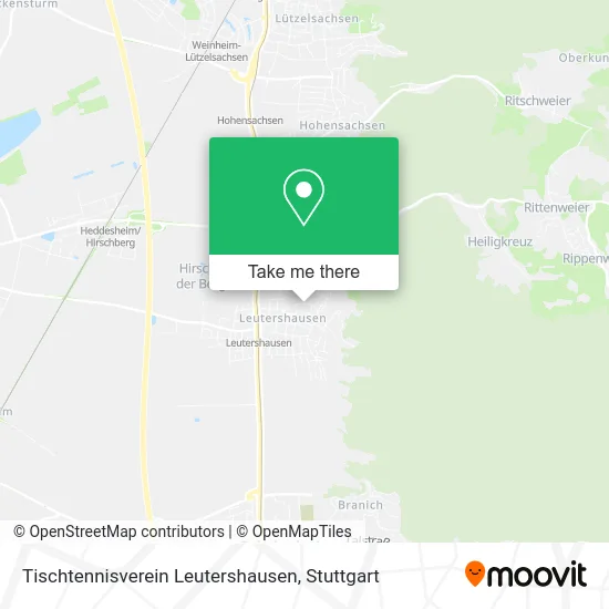 Tischtennisverein Leutershausen map