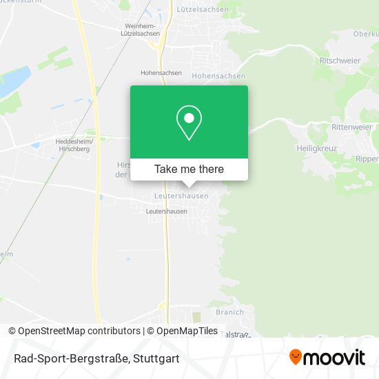 Rad-Sport-Bergstraße map