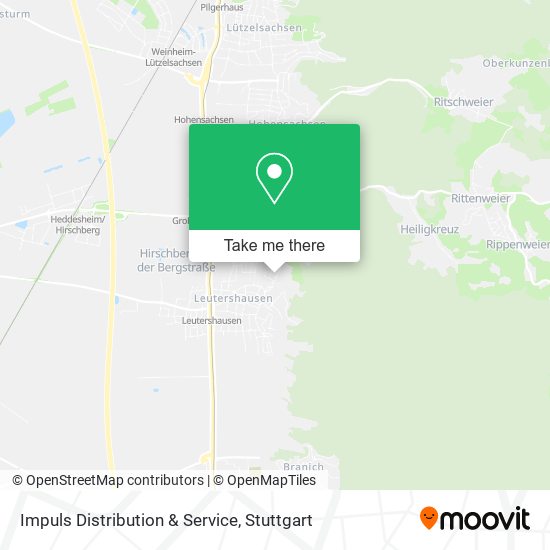 Impuls Distribution & Service map