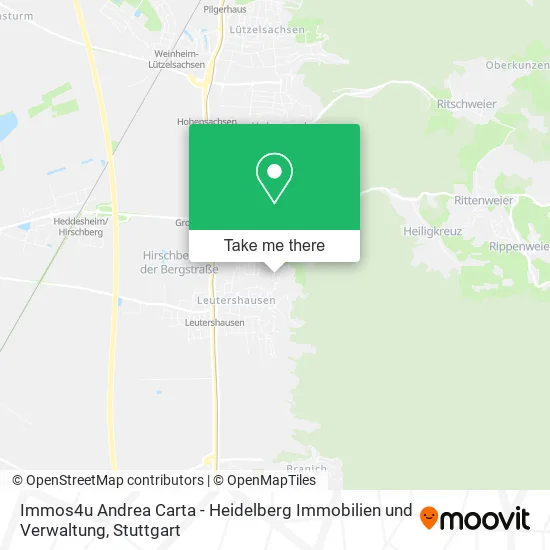 Карта Immos4u Andrea Carta - Heidelberg Immobilien und Verwaltung