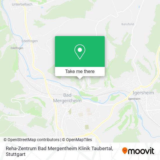 Reha-Zentrum Bad Mergentheim Klinik Taubertal map