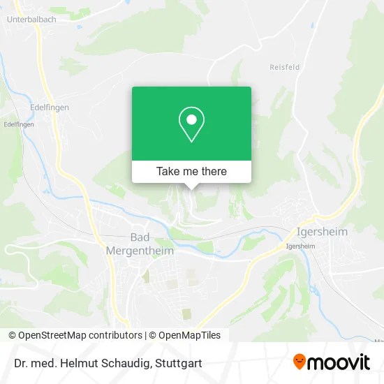 Карта Dr. med. Helmut Schaudig