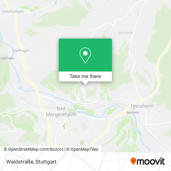 Карта Waldstraße