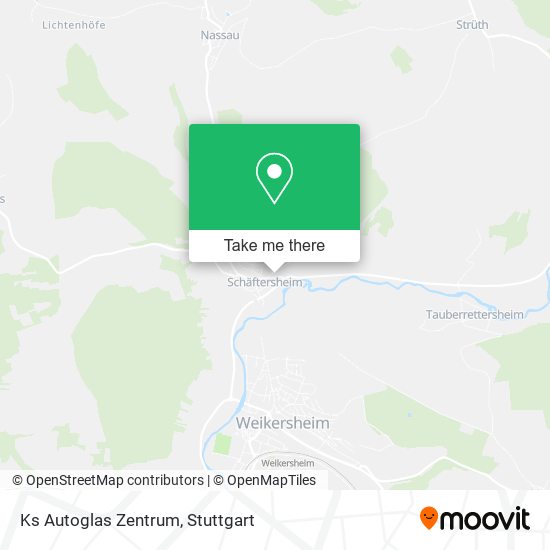 Ks Autoglas Zentrum map