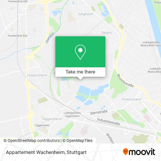 Appartement Wachenheim map