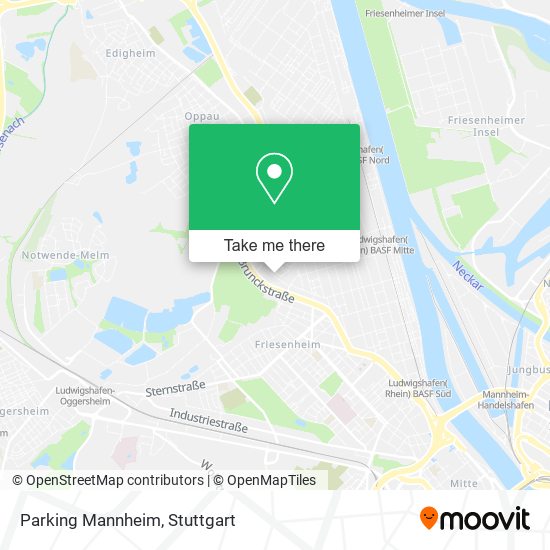 Карта Parking Mannheim