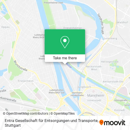 Карта Entra Gesellschaft für Entsorgungen und Transporte