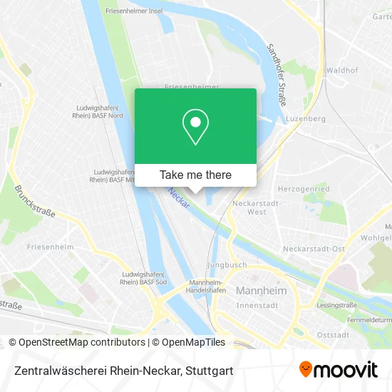 Карта Zentralwäscherei Rhein-Neckar