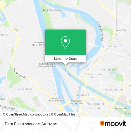 Карта Peta Elektroservice