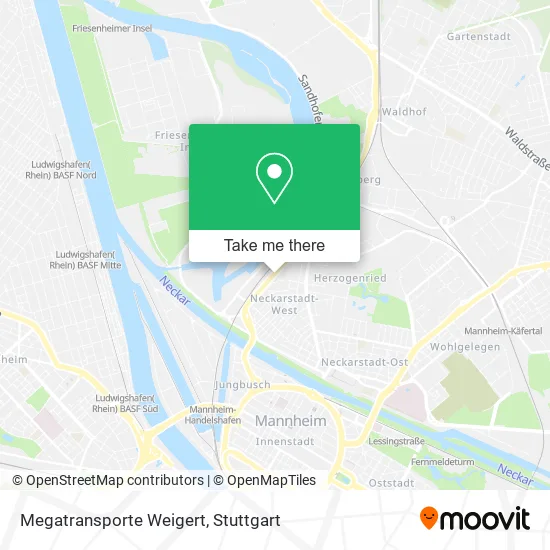Карта Megatransporte Weigert