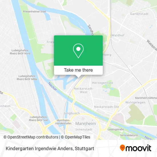 Карта Kindergarten Irgendwie Anders