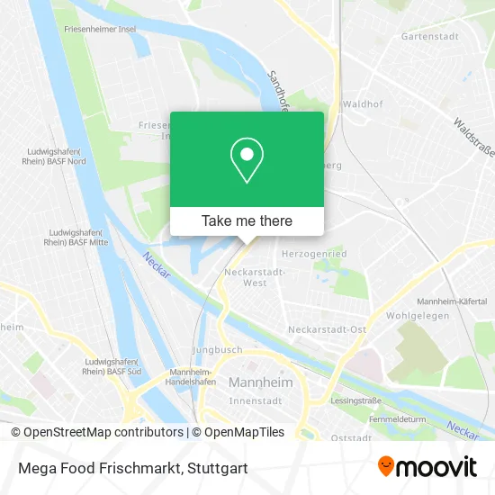 Карта Mega Food Frischmarkt