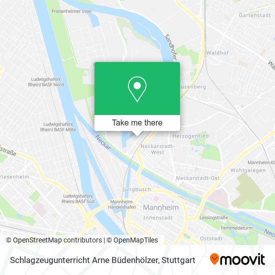 Schlagzeugunterricht Arne Büdenhölzer map