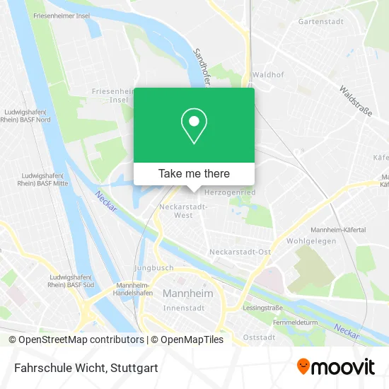 Карта Fahrschule Wicht