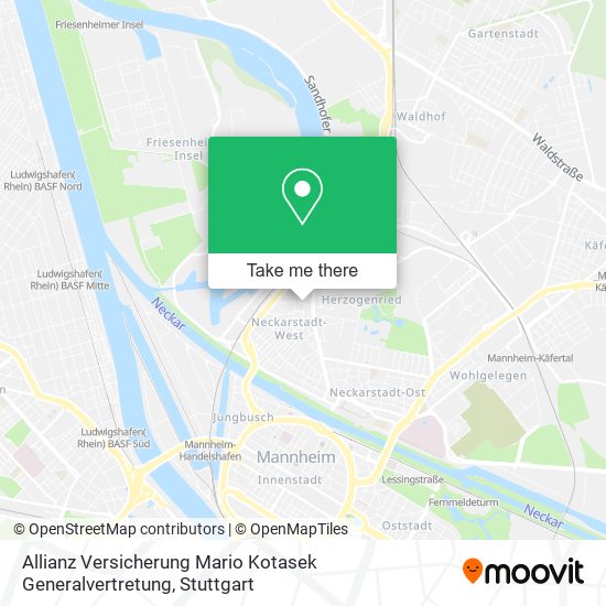 Allianz Versicherung Mario Kotasek Generalvertretung map