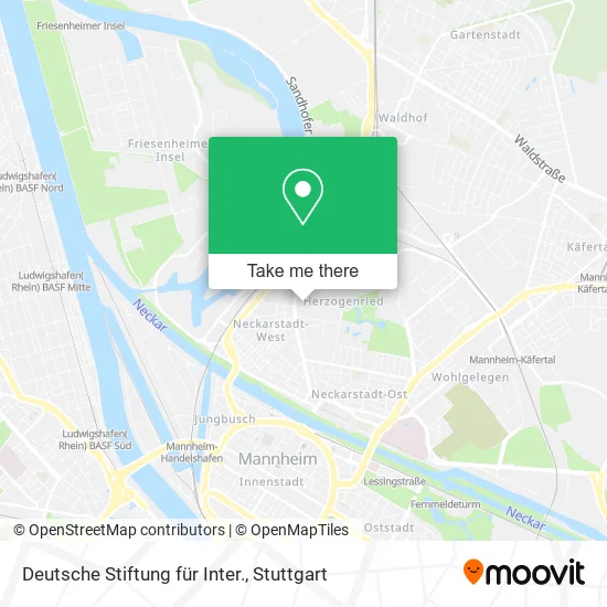 Карта Deutsche Stiftung für Inter.