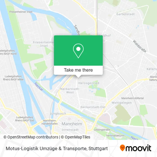 Карта Motus-Logistik Umzüge & Transporte