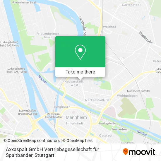 Карта Axxaspalt GmbH Vertriebsgesellschaft für Spaltbänder