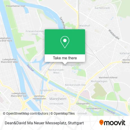Карта Dean&David Ma Neuer Messeplatz