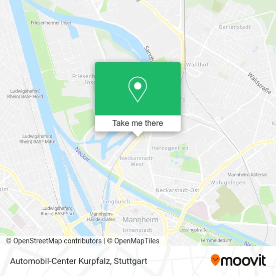 Карта Automobil-Center Kurpfalz
