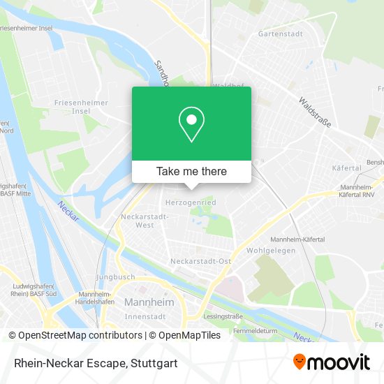 Карта Rhein-Neckar Escape