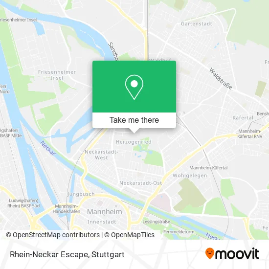 Карта Rhein-Neckar Escape