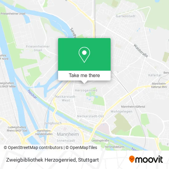Карта Zweigbibliothek Herzogenried
