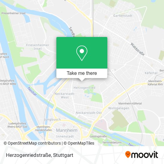 Карта Herzogenriedstraße