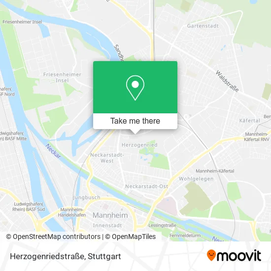Карта Herzogenriedstraße