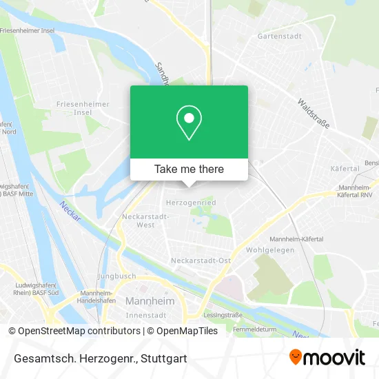Карта Gesamtsch. Herzogenr.