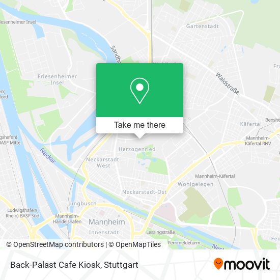 Back-Palast Cafe Kiosk map