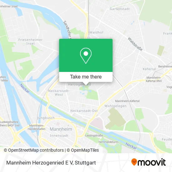 Карта Mannheim Herzogenried E V
