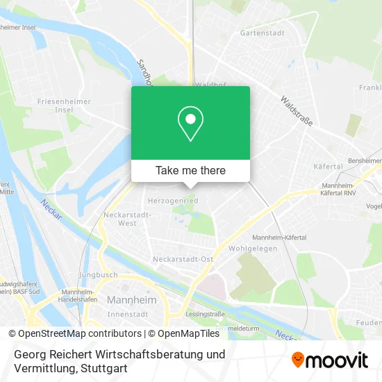 Карта Georg Reichert Wirtschaftsberatung und Vermittlung