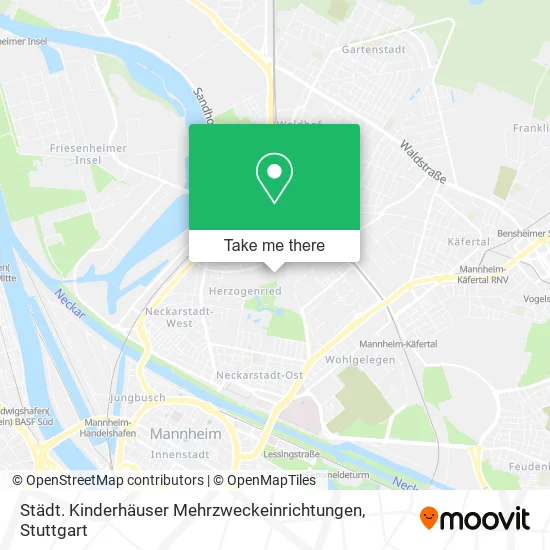 Карта Städt. Kinderhäuser Mehrzweckeinrichtungen