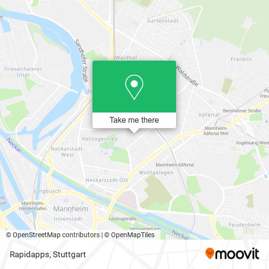 Rapidapps map