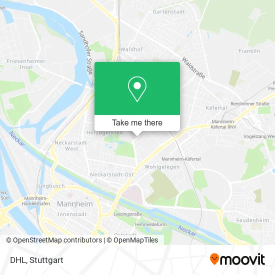 Карта DHL