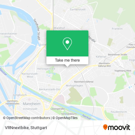 VRNnextbike map