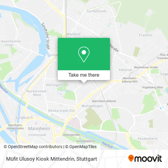 Карта Müfit Ulusoy Kiosk Mittendrin