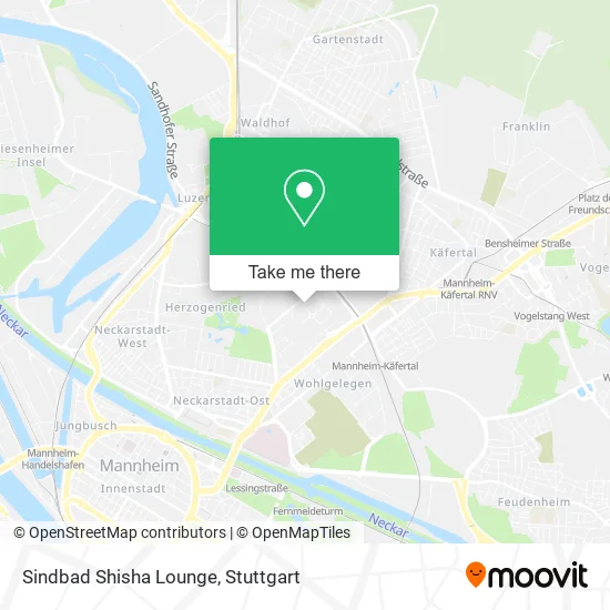 Карта Sindbad Shisha Lounge